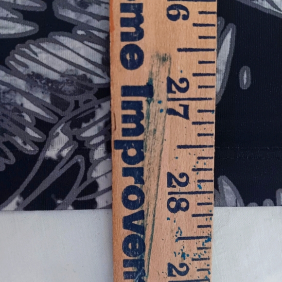 Boho Flowy Tunic Top Surplice Lace 2X Black White Business Casual Plus - Picture 7 of 11